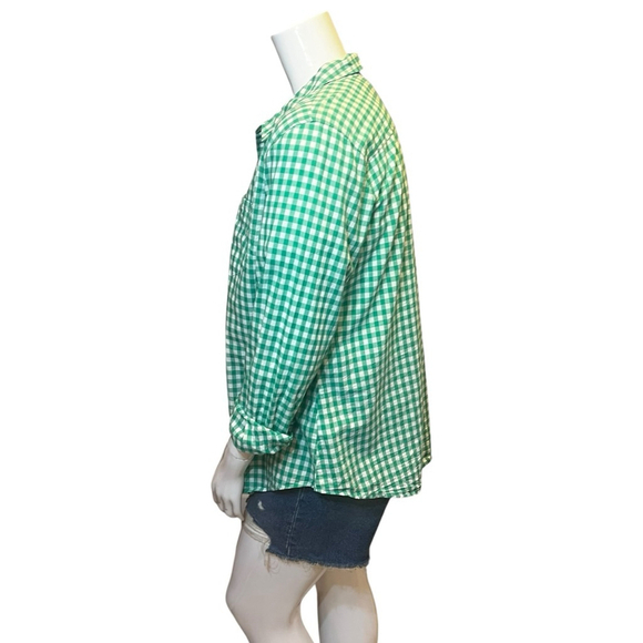 Bundle of Two Men’s/Unisex Old Navy Gingham Button Down Long Sleeve Shirts - Picture 9 of 16